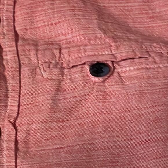 Size 6/7 Wonder Nation pink & blue short sleeve 100% cotton button down shirt - Picture 9 of 16